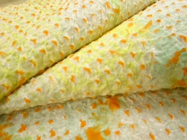  本総絞り雲模様小紋着物